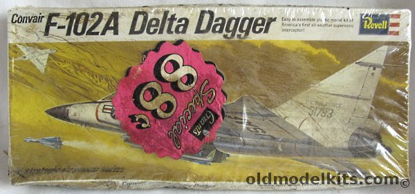 Revell 1/78 Convair F-102A  Delta Dagger, H130 plastic model kit